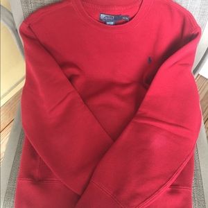 Red Polo sweatshirt